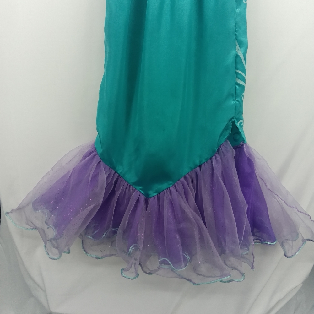 Disney The Little Mermaid Ariel Costume Dress Halloween Girls Size Small (4-6) - Picture 7 of 10